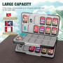 MoKo Étui de Rangement pour Cartes de Jeu Compatible avec Nintendo Switch | Compatible avec Nintendo Switch OLED, Boîte de Range