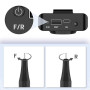 Delanie Ponceuse pour Ongles Professionnel Electrique Rechargeable 35000 Tours avec 6 Embouts et Affichage de LCD Puissante Sile
