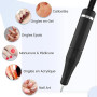 Delanie Ponceuse pour Ongles Professionnel Electrique Rechargeable 35000 Tours avec 6 Embouts et Affichage de LCD Puissante Sile