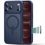 ESR Classic Hybrid Coque pour iPhone 18 Pro/17 Pro, Bleu Givré | Anti-jaunissement Longue Durée, Ultra-fin, Compatible avec MagS