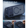 ESR Classic Hybrid Coque pour iPhone 18 Pro/17 Pro, Bleu Givré | Anti-jaunissement Longue Durée, Ultra-fin, Compatible avec MagS