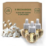 Air Wick Desodorisant Maison Recharge Diffuseur Electrique Fleur de Coton et Orchidée - 3 x 19 ML