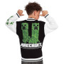 Minecraft Veste Bombers Garçon, Veste Creeper Garçon, Blouson Baseball En Coton Pour Enfants