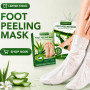 VIVIROFEX Masque Pied Exfoliant, Masque Peeling Pied, Soin des Pieds | 2 Paires Peeling Pied, Soin des Callosités et Des Peaux M