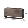 Bose Soundlink Home Enceinte, Premium, Enceinte d’étagère Portable, sans Fil et Bluetooth, Jusqu’à 9 Heures d’autonomie, Bois Ch