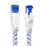 Câble Ethernet Cat 8, RJ45 1m 2m 3m 5m 10m 20m 30m Câble Réseau Internet | Cat8 40Gbps S/FTP Nylon Câble, idéal pour les connexi