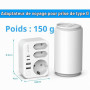 Adaptateur de Voyage JSVER France/Europe vers Royaume-Uni, 2 Ports USB-A + 2 Ports Type-C, Prise Type-G Compatible avec Le Royau