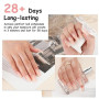 EODCI Rose Extension D'ongles En Gel 60g, Long Lasting Nail Builder Gel de Construction Ongle, Acrylic Thickening pour Beginner