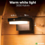 Brendz Applique murale solaire LED d'extérieur avec détecteur de mouvement, 400 lumens, étanche IP44, 2 modes d'éclairage, lumiè