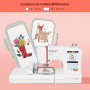 PooLin EOC05 embroidery machine - Machine à broder électronique – Écran tactile LCD 7″, cadres 10×10 cm et 10×23,5 cm, import de
