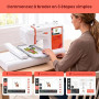 Poolin EOC03 embroidery machine - Machine à broder électronique – Écran tactile LCD 4.3″, cadres 10×10 cm et 10×23,5 cm, import