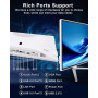 SUKOTOP Ordinateur Tout-en-Un 19 Pouces FHD Blanc pour Bureau et Études | Core i5 4590 avec 8 Go DDR3 et SSD 256 Go, Wi-Fi 6 dou