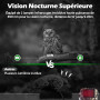 Caméra de Chasse 4G connectée, Carte SIM, Application, 32 MP, 1080P, IP66 | Vision nocturne infrarouge, détection PIR, 2 LED 850