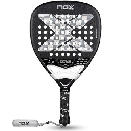 NOX AT10 Genius Attack 18K Alum 2026 Raquette de Padel Professionnelle, Carbone 18 K aluminisé, Puissance maximale et Performanc
