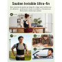 Correcteur Posture Dos Femme Homme: Ceinture Dorsale Lombaire Réglable et Respirante – Soutien Cou Épaules Confortable pour Main