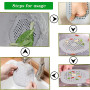 2 Pcs Protection de Drain de Silicone, Filtre Evier de Cuisine avec Ventouse, Filtre de Couverture de Drain de Baignoire, Filtre
