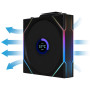 Lian Li Uni Fan Tl Wireless Lcd L?fter Argb Pwm 3eR-Pack Inkl. Controller - Reverse Blade (12rtllcd1w3b)