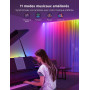 Govee Ruban LED 5M, RGBIC Bande LED avec Contrôle de Segment | Synchronisation Musicale, 64 Modes Scène, Contrôlable via APP, Ch