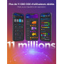 Govee Ruban LED 20M, RGBIC Bande LED avec Contrôle de Segment | Synchronisation Musicale, 64 Modes Scène, Contrôlable via APP, C