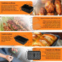 21PCS Accessoires Air Fryer, Accessoires pour Ninja Foodi Dual AF400EU AF300EU SL400EUCP Double Stack XL, Moule Silicone Air Fry