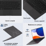 Ordinateur Portable 14 Pouces Celeron N5095 (jusqu'à 2,9 GHz) Win11 8Go 256Go SSD Extension 1To 5G WiFi FHD HDMl PC Portable ave