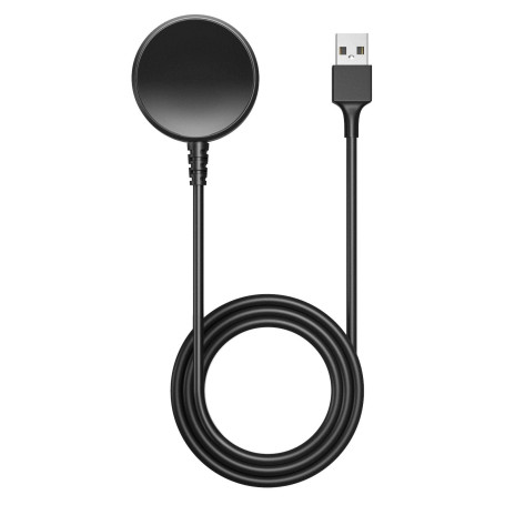 MoKo Chargeur USB A Compatible avec Samsung Galaxy Watch 7/Ultra/6/5/4/3/FE | pour Watch 6/4 Classic/5 Pro/Active 2/1, avec un C