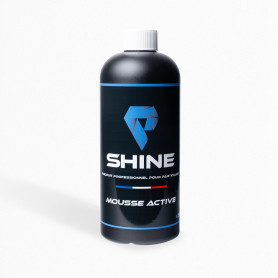 SHINE - Mousse Active - Éliminez la saleté Tenace et Les Taches avec Une Action puissante et Rapide (750ml)
