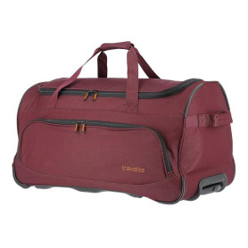 travelite trolley sac de voyage à roulettes femme, valise a roulette BASICS FRESH, sac souple à roulettes grand au design sporti