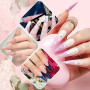 MELLIEX 120 Pièces Faux Ongles Conseils de Extension 5 Formes Clear Système De Formes D'ongles Doubles avec Nail Tips Clip, Bros