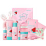 QUIYUM Coffret Cadeau Soin Visage Ado Fille - Routine Peaux Jeunes 10 PCS | Kit Skincare Pastèque & Niacinamide: Nettoyant, Toni