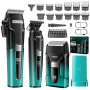 VGR 694 Tondeuse Cheveux Hommes Professionnel Kit Équipé Lames en Céramique | Tondeuse Barbe et Cheveux Homme Comprenant Station