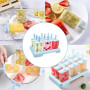 Traxenta 9 Pièces moule glace, popsicle moules réutilisable, ice pop mold | Avec Brosses, Batonnet Glace Et Entonnoirs Pliants e