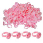 100Pièces Colle Bagues, Support Colle à Cils, Bague Colle Extension de Cils | Tasses à Anneaux Colle, Bague Cil, Jetables Anneau