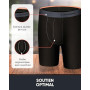 FM London Boxer en Bambou pour Homme, Boxer Long pour Homme en Bambou Ultra Doux, Antifrottements et Évacuant la Transpiration,