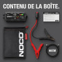 NOCO Boost GB40: Booster Batterie UltraSafe 1000A – Démarreur Lithium 12V Portable avec Powerbank et Chargeur USB – pour Moteurs