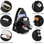 REETEE Sacoche Homme Bandouliere Grande Capacité Sac de Poitrine Femme Sling Bag Petit Sac à Dos Sac Poitrine Sacoche Bandoulièr