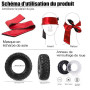 Sex Toys Couple Kit BDSM,Bondage 30 Pièces avec Menottes Sexy Érotique et Accessoires de Bondage pour Jeux Sexuels Adultes