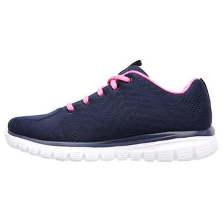 Skechers Graceful Get Conne Sneakers Basses Femme, Blanc, 36 EU | Chaussures décontractées