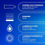 Durex ESSENTIAL - 24 Préservatifs Extra Lubrifiés - Confort et Sécurité - Blanc - 24 Unité