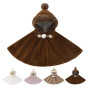 Mayoii Poncho Bébé Voiture Hiver, Cape Manteau Bébé Fille Garçon en Fausse Fourrure de Lapin Douce, Couverture Chaude pour Siège