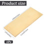 SOFPLATE 1 pièce de Tôle de Laiton de 3mm D'Épaisseur Plaque de Laiton de 4 x 2 Pouces / 5 x 10cm Matériau de Base en Cuivre Mas