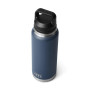 YETI Rambler Bottle Chug, Vacuum Insulated Stainless Steel Bottle with Chug Cap, Navy, 36 oz (1065 ml)