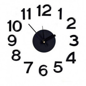 Horloge Murale Autocollant Noir ABS EVA (Ø 45 cm) 29,99 €