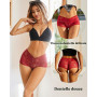 ALL OF ME 5-Piece Culottes Lace Panty Set Women's Brazilian Sexy Panties Hip Wrap Soft Lace Women's Lingerie Multi Set S-XL