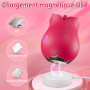 Vibromasseurs Feminin Clitoridien Sex Toýs Femme-Vibromasseur Sex Toys avec 9 Modes de Léchage & Vibration,Jouet Sexuelle Adult
