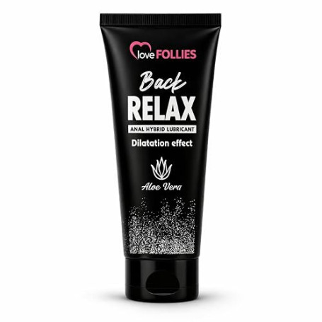 Lovefollies back relax Lubrifiant Anus Dilatant Relaxant à la Aloe Vera avec anesthésique- lubrifiant intime a l'eau et de silic