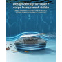 BRINBO S2 Robot Piscine,Double Filtration,Aspirateur Piscine sans Fil | 90 Min d'Autonomie, Nettoyeur de Piscine Compact,Station