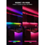 ezmyma Neon Rubans LED 5M, Bandes LED RGBIC, Contrôle Intelligent par App, Flexible Étanche Découpable, Synchronisation Musique,