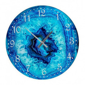 Horloge Murale Turquoise Verre (30 x 4 x 30 cm) 26,99 €