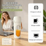 Blender Portable, 450ml Mini Mixeur Smoothie, Appareil À Smoothie avec 12 Lames, Blinder Smoothies Rechargeable par USB, Petit B